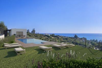Rijtjeshuis met uitzicht op zee Manilva -is ontworpen om...