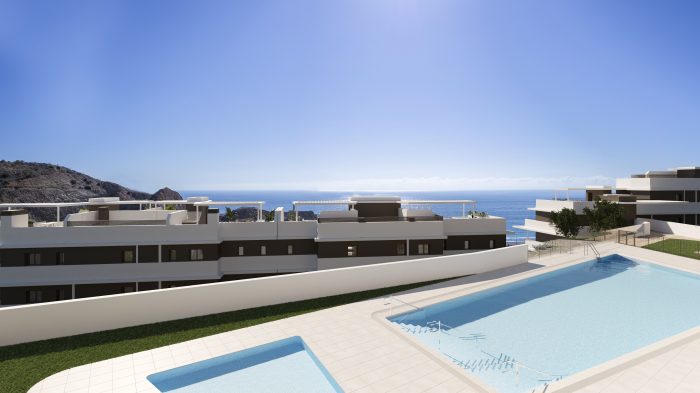 Apartamentos con vistas al mar en Rincón de la Victoria, Málaga - despertar viendo el horizonte.