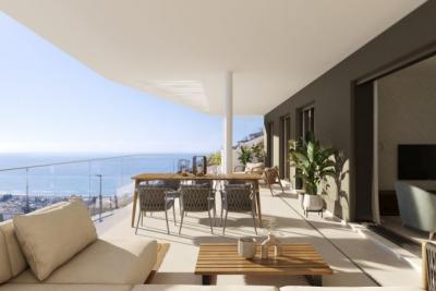 Apartments with sea views in Rincon de la Victoria, Mala...