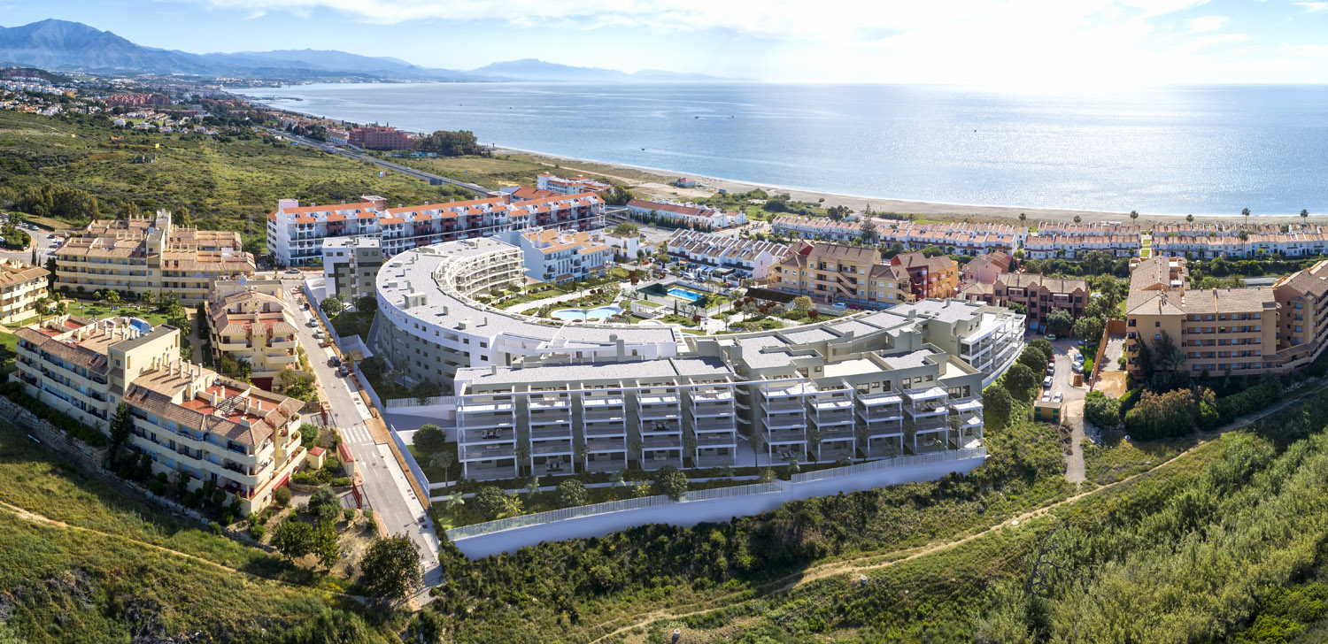 Residencia 150m del mar en Manilva, Malaga-Descubre un rincón de paz y armonía junto al mar en la “Nueva Milla de Oro”