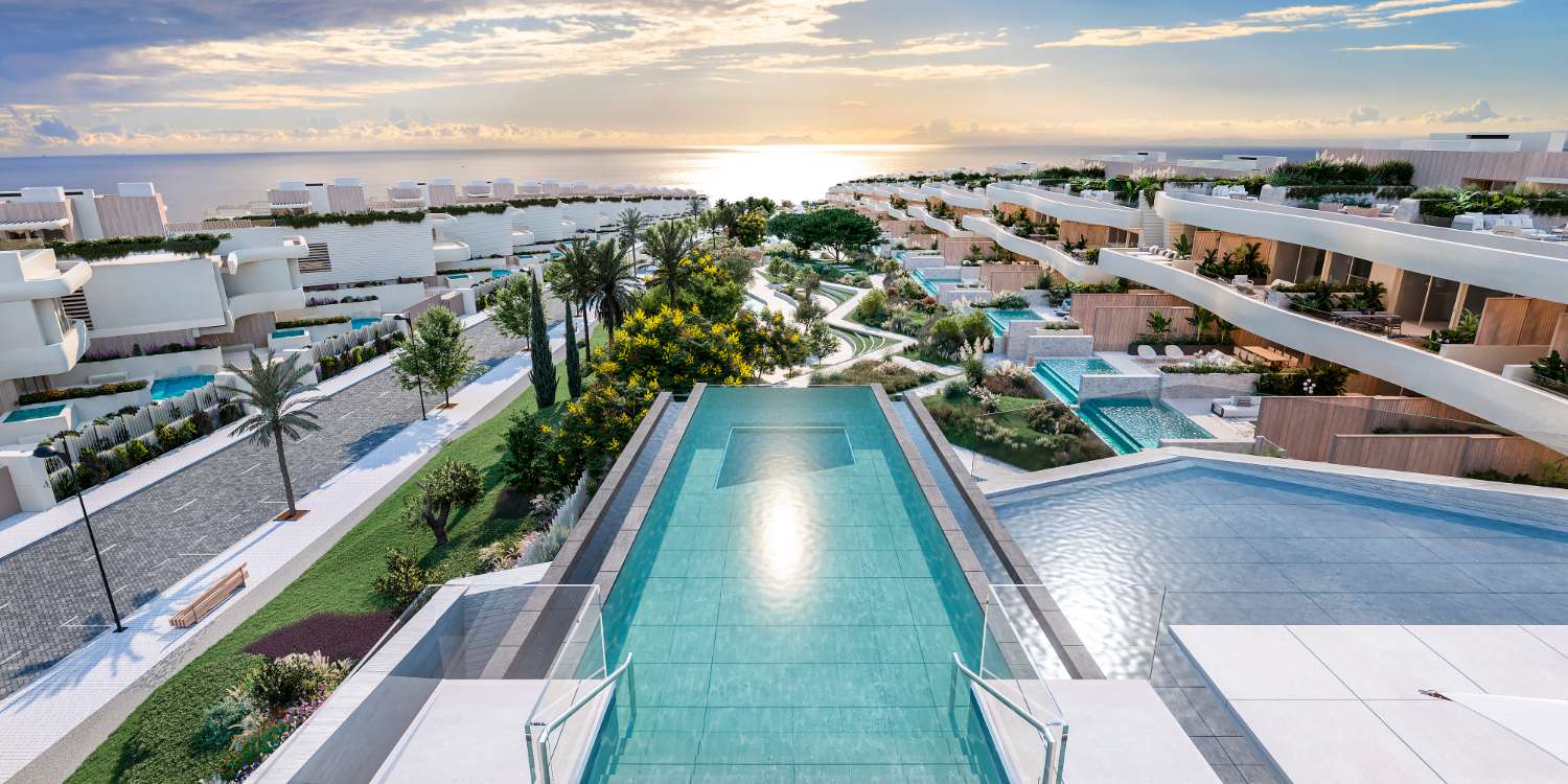 Villas y apartamentos proyecto único y lujo en 1 línea de mar Marbella