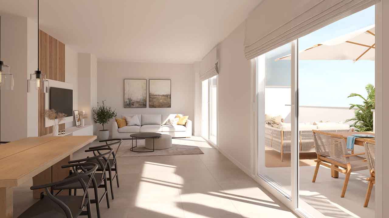 Viviendas de 2 y 3 dormitorios en Estepona cerca de la playa y con increíbles vistas al Mediterráneo