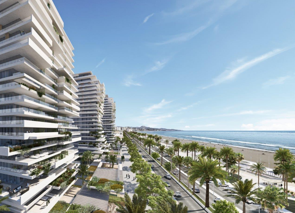 1 línea de playa-los últimos apartamentos. Su magnífico enclave complementa la calidad de los detalles de Málaga Residencia.