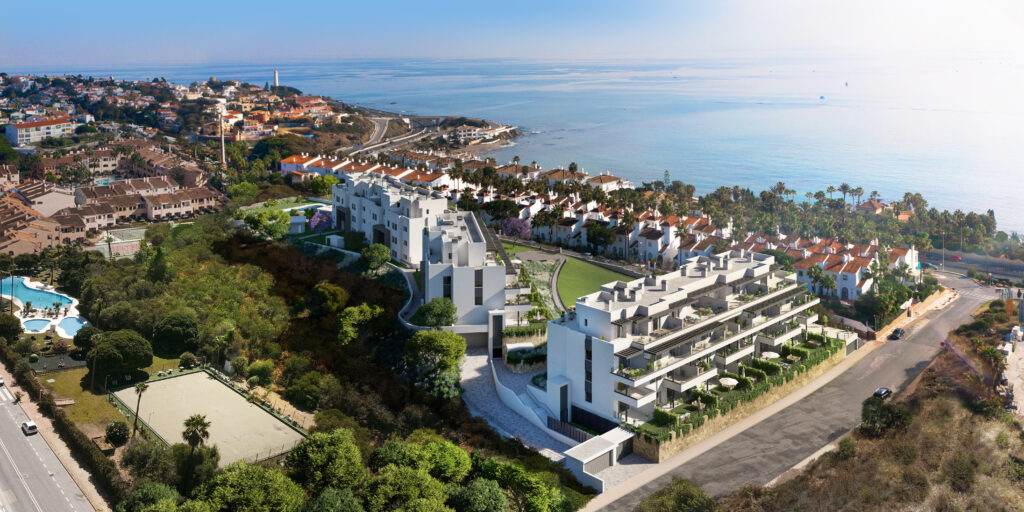 Apartamentos confortables con vistas al mar de el Faro Mijas